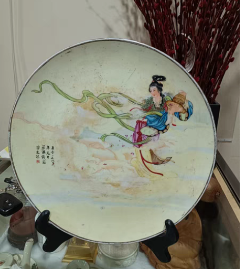 包邮唐山老艺人李学海老师,飞天人物赏盘12...