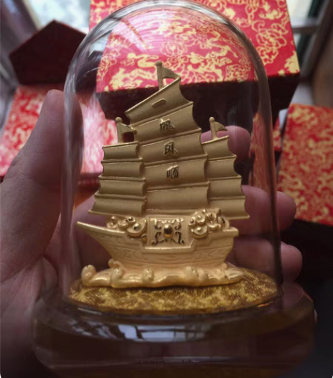 库存亏本处理  绒沙金工艺品，表层黄金，里...