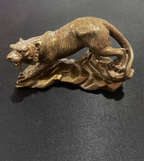 包邮创意纯铜动物摆件老虎纯铜家居办公室摆件...