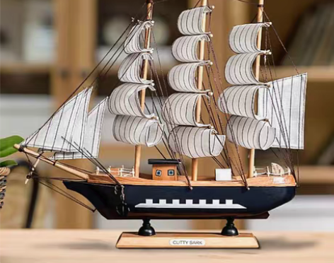 包邮店不干了处理全新帆船摆件装饰品摆设一帆...