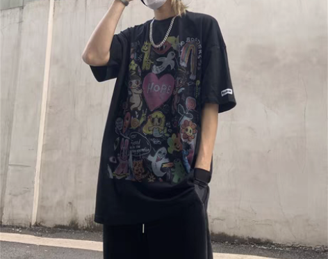 ORIGIN 2021新款T恤夏季圆领短袖...