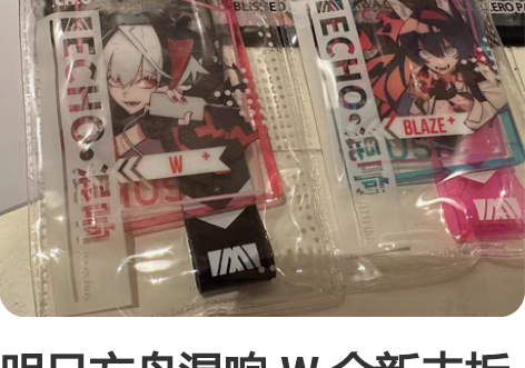 明日方舟混响 W 全新未拆未撕膜 明日方舟...