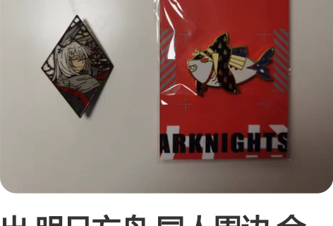 出 明日方舟 同人周边 金属徽章 方舟招生...