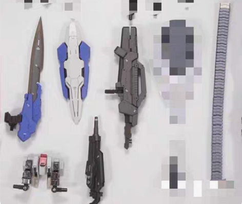 包邮mb正义女神白妹高达补件武器metal...