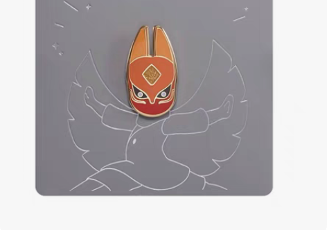 出一个光遇NFC徽章，感恩季红狐狸徽章，星...