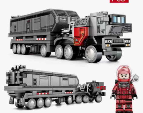 包邮森宝流浪地球积木火石运载车积木CN17...