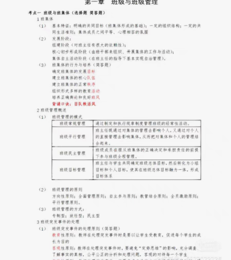 小学教师资格证教育教学知识与能力考点整理资...