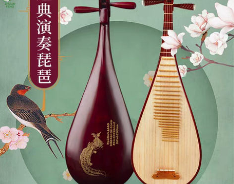 转卖竹林丰琵琶乐器初学入门儿童成人初学者专...