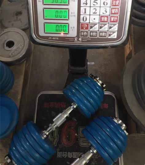 包邮哑铃，清库存，30公斤纯钢烤漆哑铃，单...