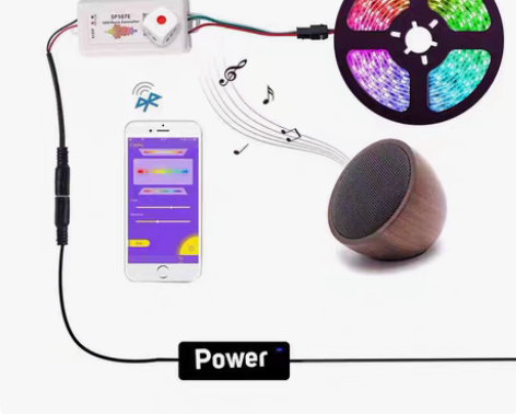 SP108E全彩灯条WIFI控制器WS28...