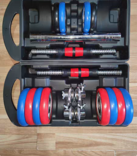 包邮清仓纯钢实心哑铃商用哑铃圆头哑铃纯铁哑...