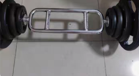 目字奥杆杠铃包胶杠铃片 杠:8公斤 杠铃片...