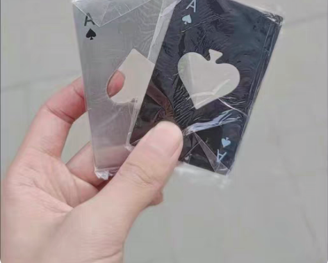 包邮【清库存】黑桃A信用卡式开瓶器创意扑克...