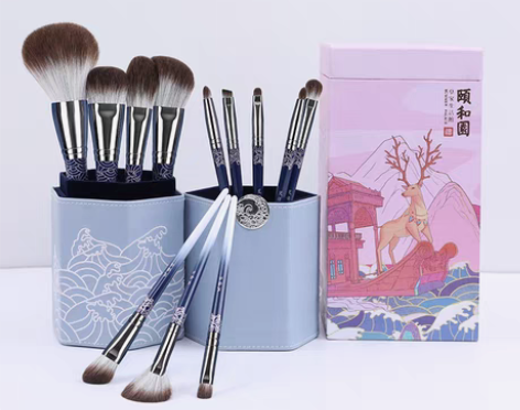 转卖艾诺琪颐和园联名妆套刷仿生雪狐毛化妆刷...