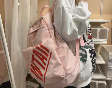 转卖ins 书包女双肩包男大容量时尚潮初高...