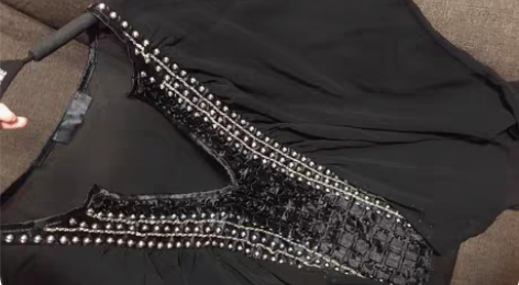 包邮网纱订珠罩衫一套 一套适合90斤左右妹...