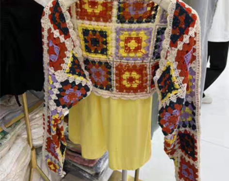 转卖童趣减龄朴秀荣同款波西米亚防晒罩衫复古...