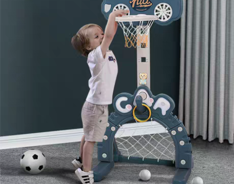 转卖儿童篮球架室内可升降宝宝1-2-3-6...