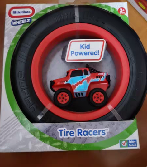 包邮小泰克疯狂旋转赛车 全新未拆封，现货实...