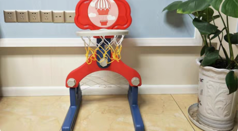 包邮儿童篮球架可升降室内宝宝玩具球1-2-...