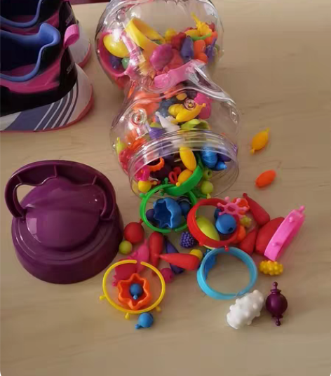 纽奇百变儿童串珠 串小朋友手链 项链 做戒...