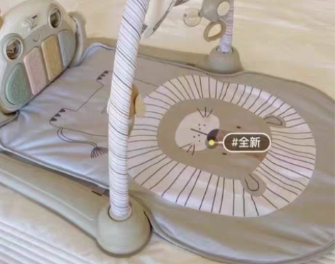 贝易脚踏钢琴婴儿健身架新生儿0-3-6月1...