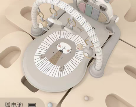 转卖贝易脚踏钢琴婴儿健身架新生儿0-3-6...