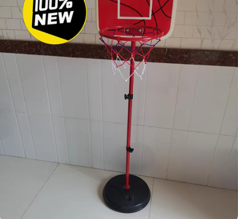 包邮儿童篮球架投篮玩具幼儿园可升降加厚铁杆...