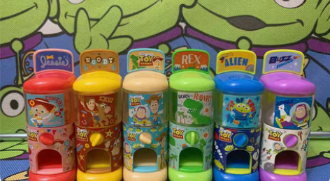 包邮【绝版】玩具总动员迷你扭蛋机mini扭...