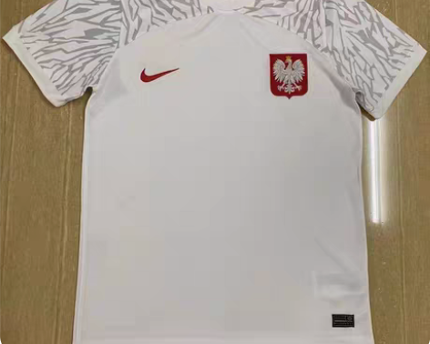 包邮2022卡塔尔世界杯波兰国家队球衣,全...