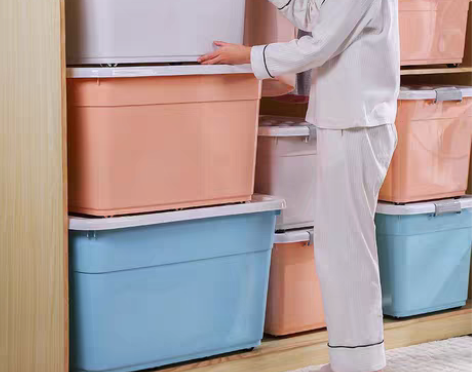 包邮特大号加厚装衣服收纳箱塑料汽车储物箱书...