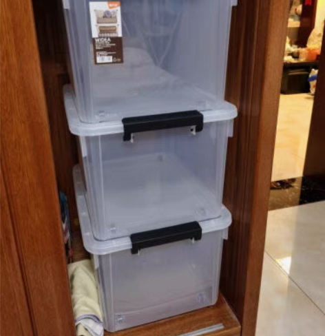 全新次日达！禧天龙 衣服收纳箱大号 儿童玩...