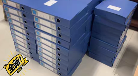 包邮加厚档案盒塑料文件盒A4折叠资料夹收纳...