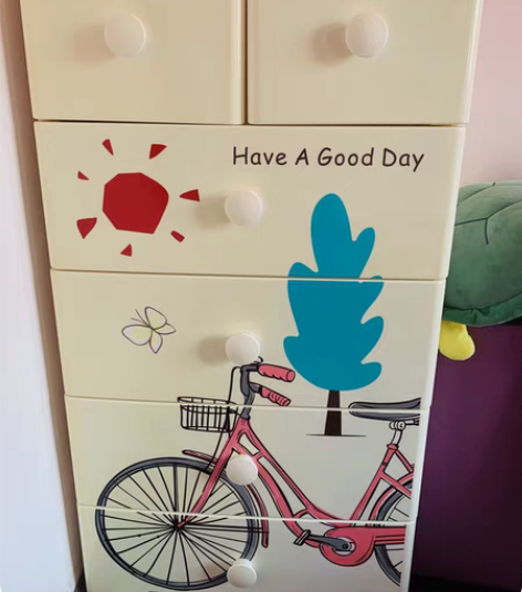 禧天龙卡通五斗柜 收纳箱 尺寸第二张图片有...