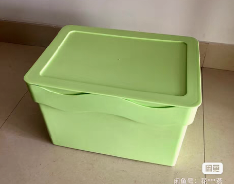 2个马卡龙色收纳箱收纳盒大容量玩具收纳 3...