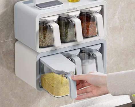 转卖【年货价】佳帮手调料盒组合套装一体家用...