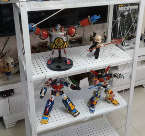 包邮【简易免安装置物架展柜】全新未拆封未使...