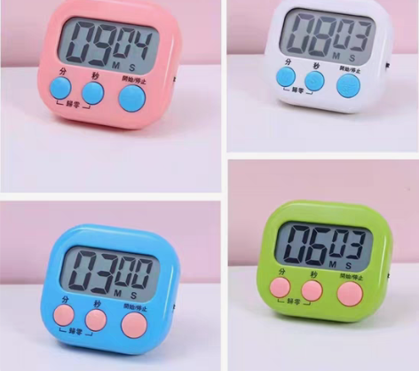 包邮可静音定时器计时器厨房电子管理时间秒表...