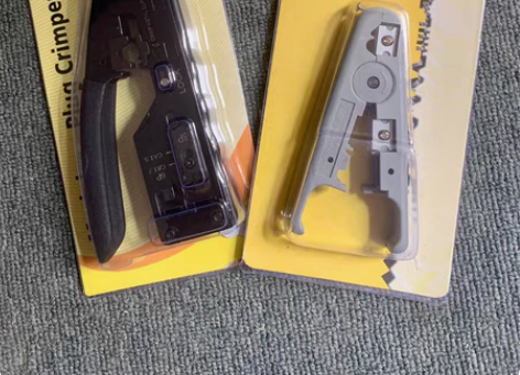 包邮CAT7七类水晶头压线钳燕尾夹超五类六...