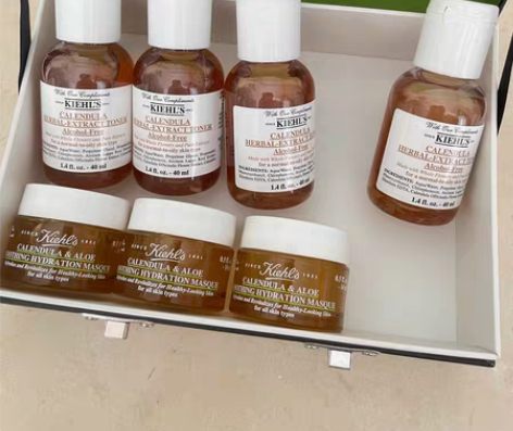 包邮科颜氏金盏花爽肤水面霜 爽肤水*3+面...