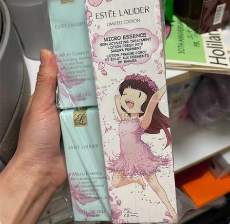 包邮雅诗兰黛樱花水，限量版，200ml送1...