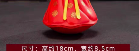 西安网红大唐不倒翁小姐姐卡通创意家居摆件人...