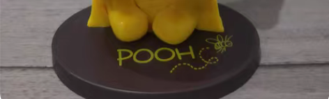 卡通桌面摆件大肚子的维尼小熊 全新仅摆拍￥...