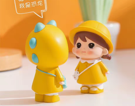 生日礼物桌面办公室小摆件卡通可爱女孩创意卧...