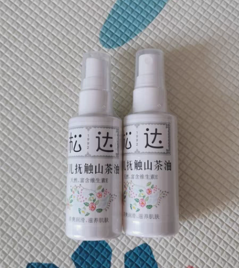 包邮松达婴儿面霜抚触山茶油50ml 购于旗...