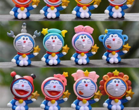 包邮哆啦A梦星座盲盒手办动漫周边卡通叮当猫...