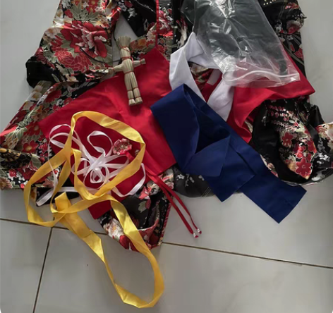 包邮地狱少女阎魔爱振袖和服华丽原版cos同...