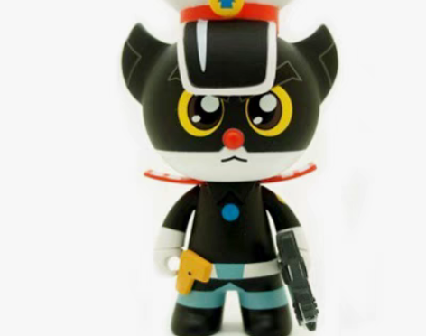 转卖正版黑猫警长白猫班长淘公仔手办玩偶动漫...