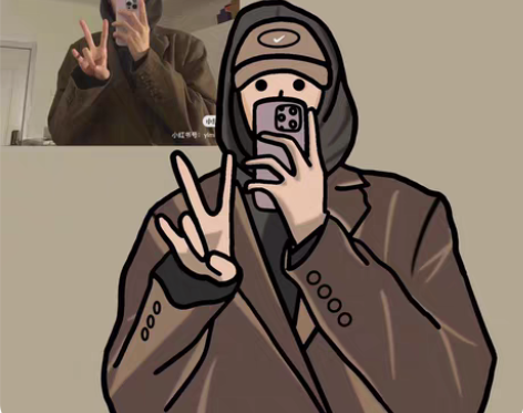 包邮豆豆眼头像 #头像定制 #手绘头像 #...