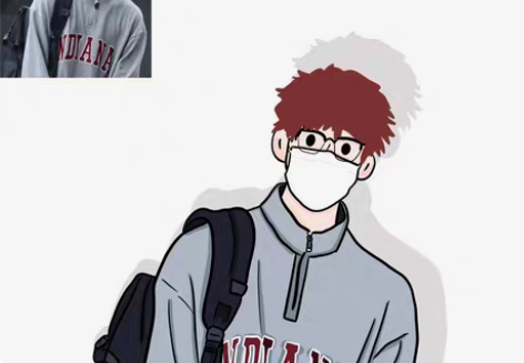 包邮豆豆眼手绘头像 ，照片转手绘，白菜价，...